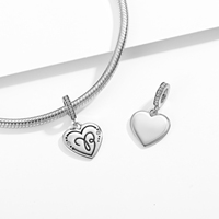 12 Constellations astrologiques pendentif breloque véritable 925 perles en argent Sterling pour les femmes bracelet à breloques collier fabrication de bijoux