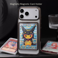 Funda Protectora para Teléfono con Diseño de Personajes de Dibujos Animados, con Ranura para Tarjetas, para iPhone, Material TPU y PC, 64x89mm, Gran Venta