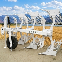 Aratro Reversibile Diesel a 3 Furchi Pioneer Ottimizzato per Trattore con Ingranaggio a Cuscinetti, Attrezzatura Agricola ad Alta Efficienza