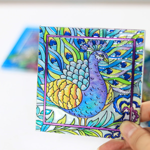 Chất lượng cao rõ ràng Glass Coaster Set với biểu tượng tùy chỉnh phong cách cổ điển Non-Slip Home bar trang trí nội thất bán buôn số lượng lớn cung cấp - Product Image 4