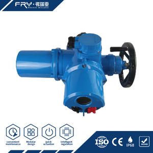 Attuatore Elettrico per Valvole con Controllo Locale e Remoto, Indicatore per Finestre Grandi, Interruttori Ausiliari di Limite di Coppia - Product Image 1