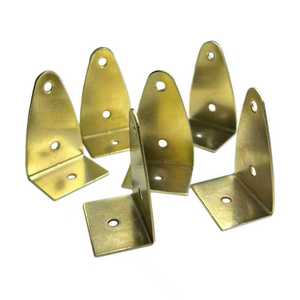 Support plat pour cadre photo, taille moyenne, en alliage d'aluminium doré, pour accrocher les photos - Product Image 4