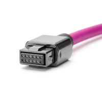 XinHaoZe OM4 12 Core MPO Fiber Optic Patch Cord 50/125m untuk Kabel FTTH FTTX Wireless Lan Pusat Data Garansi 1 Tahun