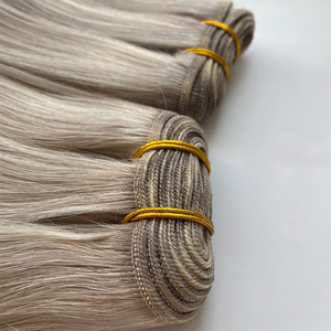 Extensions de <span class=keywords><strong>cheveux</strong></span> humains à double trame, nouvelle tendance 2026, <span class=keywords><strong>cheveux</strong></span> vierges, doux, lisses, <span class=keywords><strong>cheveux</strong></span> chinois, toutes les couleurs, adaptées à la trame à la machine - Product Image 4