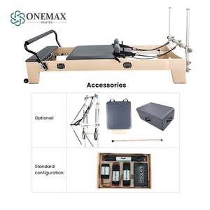 ONEMAX Pilates Reformer Maple Wood Multi-Level Resistance Adjustable Cored Bed With 10-Year Warranty For Pilates Studio Health - Product Image 3