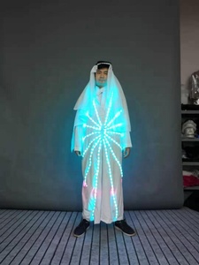 <span class=keywords><strong>Ropa</strong></span> de Dubai con luz LED, disfraces de actuación árabes, <span class=keywords><strong>ropa</strong></span> colorida con forma de sol, <span class=keywords><strong>ropa</strong></span> luminosa para DJ, Bar, Club, fiesta, <span class=keywords><strong>baile</strong></span> - Product Image 2