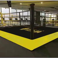 Anneau de boxe en toile imprimée sur mesure avec tubes en acier haute résistance, vente en gros d'usine, pour entraînement ou compétition en salle de sport ou arts martiaux