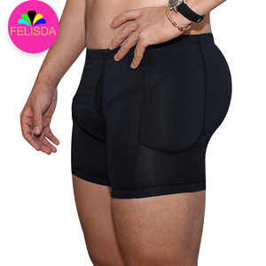 Butt Lifter Boxers Hommes Slip Respirant Rembourré Butt Enhancer Remplissage <span class=keywords><strong>Sous</strong></span>-Vêtements Shorts Haute Élastique Hommes Shapewear Culotte - Product Image 1
