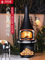 Brasero extérieur avec barbecue - Créateur d'ambiance pour patio (Points forts : double fonction + ambiance + chauffage)