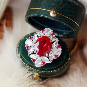 anello nuziale vintage, gioielli da donna di lusso in stile retrò, accessorio elegante e alla moda in stile europeo - Product Image 1