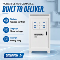 Stabilizer Tegangan Servo Motor Tiga Fasa TNS Heavy Duty dengan Layar Digital AVR Otomatis untuk Peralatan Industri, Dukungan CE OEM