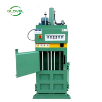 Presse à balles verticale compacte Gloyel GY6040T10A 600 kg pour déchets métalliques, canettes en aluminium, papier, plastique, bouteilles – Facile à utiliser