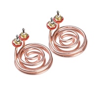 Tube chauffant à spirale, élément chauffant en cuivre/acier inoxydable SANTIAN ST10-01 pour chauffage électrique personnalisé