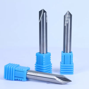 Fresa de Bola de 3/8 de Diámetro, 2 Filos, Punta Central, para Aluminio, Micro CNC, 0.4 mm, Broca para Router de Madera, Fresado de un Solo Filo - Product Image 3