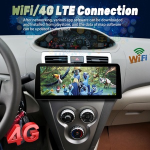 เครื่องเล่นวิดีโอติดรถยนต์หน้าจอ IPS ขนาด 12.3 นิ้ว ระบบ Android 13 พร้อมวิทยุสเตอริโอ สำหรับรถยนต์ Toyota Vios ปี 2007-2013 ระบบนำทาง GPS มัลติมีเดีย รองรับ Carplay - Product Image 2