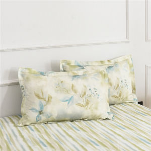 Drap de lit personnalisé de luxe à imprimé floral Ensembles de literie en coton Ensemble de housses de couette - Product Image 4