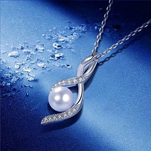 Elegante collana lunga con ciondolo per donna, gioielli semplici e alla moda - Product Image 3