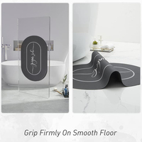 Tapis de bain en diatomite à séchage rapide antidérapant Super absorbant l'eau sol terre de diatomées tapis en pierre pied tapis de salle de bain