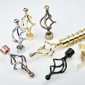 Accessoires de poteau de <span class=keywords><strong>rideau</strong></span> en métal moderne personnalisé de haute qualité <span class=keywords><strong>tringle</strong></span> à <span class=keywords><strong>rideau</strong></span> en fer et piste pour la décoration intérieure moderne - Product Image 4