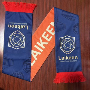 Écharpe de <span class=keywords><strong>football</strong></span> personnalisée avec logo imprimé, tissu polyester de haute qualité, écharpes pour supporters de l'équipe de rugby et de <span class=keywords><strong>football</strong></span> pour les événements sportifs - Product Image 5