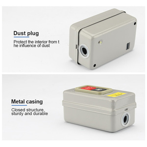 Pulsante di Controllo Alimentazione Interruttore Trifase a Ritenuta per Avvio Motore Pulsante a Pressione BS211B BS216 BS230 10A 380V Avvio Arresto ON-OFF - Product Image 5