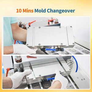 Machine d'emballage sous blister automatique DPP 270L pour l'emballage du miel, du chocolat, de la confiture, du beurre - Product Image 4