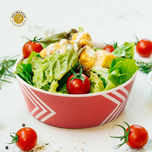 OOLIMA Ensaladera de <span class=keywords><strong>melamina</strong></span> personalizada redonda para la escuela para restaurante - Product Image 3