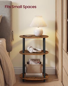Table basse personnalisée avec rangement et étagère ouverte, table d'appoint pour salon et chambre à coucher - Product Image 3