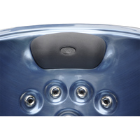 Mini spa autoportant intérieur/extérieur pour 2 personnes avec chauffage 2KW, bain à remous et fonction massage, idéal pour appartement