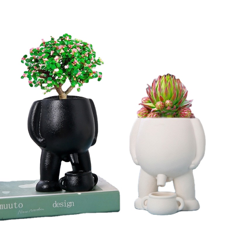 Piss Pot Planter - Novelty Peeing Planter Pot for Home Decor
