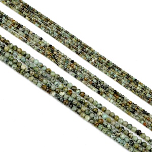 2/3/4MM Africa <strong>Turquoise</strong> Natural Gemstone Faceted Flat Square <strong>Beads</strong> Hard Cutting Loose Waist <strong>Beads</strong> Color Change Manufacturer - Product Image 1