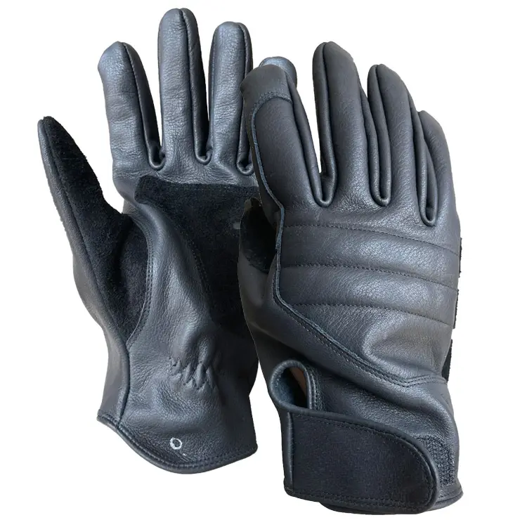 Fashion men driving leather gloves driving gloves black driving leather hand gloves