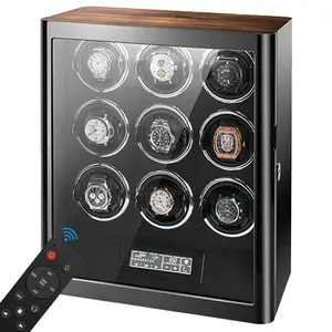 GC03-85ZB-L-AR Watch Wooden box Automatic Watch Winder Watches Boxes With Remote Control LCD Touch screen