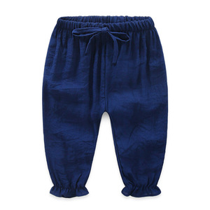 Shorts en mousseline à volants pour enfants, vente en gros à prix abordable - Product Image 5