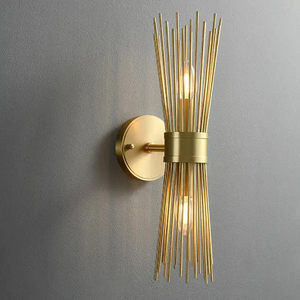 Trending 1-<b>Light</b> Modern LED Gimini Cube Wall <b>Sconce</b> Brass Bedroom Armed Design with Touch Control Hardwired Metal Wall Lamps - Product Image 1