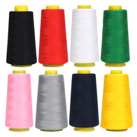 Fil à coudre 100% polyester 40/2 3000 yards |   Fil textile écologique haute ténacité pour la confection de vêtements, de chaussures et de sacs