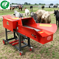 Hacheuse de fourrage pour bétail Agricultural Emperor 2,5 tonnes/h, coupe-silage, broyeur de paille, coupe-écailles, coupe-aliments pour animaux, automatique