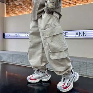 <span class=keywords><strong>Pantaloni</strong></span> Casual per Bambini OEM ODM Personalizzati, Nuovi <span class=keywords><strong>Pantaloni</strong></span> <span class=keywords><strong>Cargo</strong></span> Tinta Unita per Ragazzi, <span class=keywords><strong>Pantaloni</strong></span> Sportivi di Tendenza per Bambini - Product Image 2