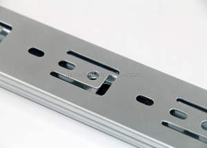 Glissières de tiroir télescopiques à roulement à extension complète Meilong Hardware/Quincaillerie pour meubles Glissières de tiroir à 3 plis/<span class=keywords><strong>Rail</strong></span> de tiroir d'<span class=keywords><strong>armoire</strong></span> - Product Image 6