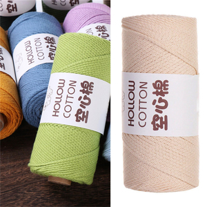 Material de Costura de Lana Teñida de Algodón Hueco para Bolsos de Ganchillo DIY, Venta al por Mayor, Producto de Fábrica para las Cuatro Estaciones - Product Image 5