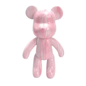 Top-ranking Suppliers 18/23/33/53/73cm Acrylic Pouring Fluid Bear Creative Plastic Teddy Bear Gift For Kids