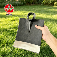 Tête de houe agricole robuste en acier forgé monobloc et trempé pour le désherbage et le creusement – Outil de jardinage et de ferme