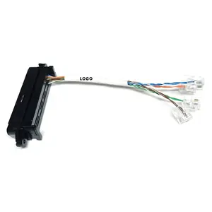 Rj21 Cable Wire Male Plug 50 Pin Champ Connector 50 Pin Telco Rj21 To Rj11 Cable