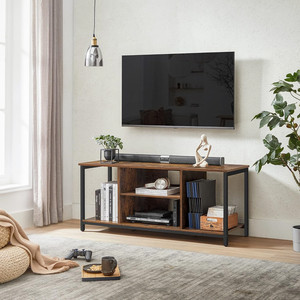 Supporto <span class=keywords><strong>TV</strong></span> per <span class=keywords><strong>TV</strong></span> fino a <span class=keywords><strong>60</strong></span> <span class=keywords><strong>pollici</strong></span> con scaffali aperti Console <span class=keywords><strong>TV</strong></span> moderna per soggiorno sala intrattenimento - Product Image 3