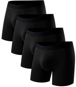 Wholesale <b>Men's</b> Underwear Comfortable Breathable <b>Bamboo</b> Fiber Long Leg <b>Boxers</b> for <b>Men</b> OEM Underwear Manufacturer - Product Image 3