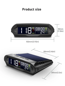 <span class=keywords><strong>Compteur</strong></span> <span class=keywords><strong>de</strong></span> <span class=keywords><strong>vitesse</strong></span> GPS X98 avec affichage tête haute à charge solaire, alarme numérique intelligente pour voiture, rappel personnalisé, électronique - Product Image 4