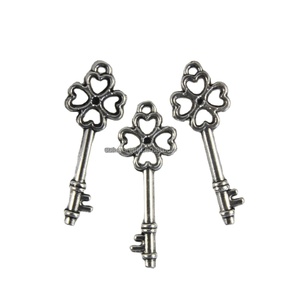 Porte-clés breloques classiques, squelette en alliage <span class=keywords><strong>de</strong></span> Zinc, pour conception <span class=keywords><strong>de</strong></span> <span class=keywords><strong>bijoux</strong></span>, pendentif, 21x9mm, fournitures pour la <span class=keywords><strong>fabrication</strong></span> <span class=keywords><strong>de</strong></span> <span class=keywords><strong>bijoux</strong></span> - Product Image 1
