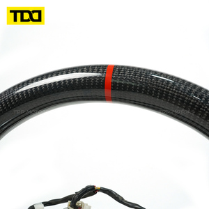 พวงมาลัยคาร์บอนไฟเบอร์ TDD สำหรับ Subaru รุ่น Red Center Remark - Product Image 4