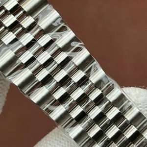 สายนาฬิกาเหล็ก904L ของโรงงานเกรดเดิมเหมาะสำหรับนาฬิกาผู้ชาย126711 126710เบียร์ราก <span class=keywords><strong>GMT</strong></span> II แบทแมน - Product Image 4