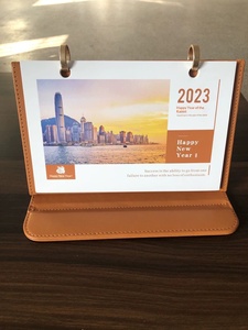 Custom 2023 Corporate Desk <b>Calendars</b> with Gold Foil Printing for Advertising and Branding - Product Image 4